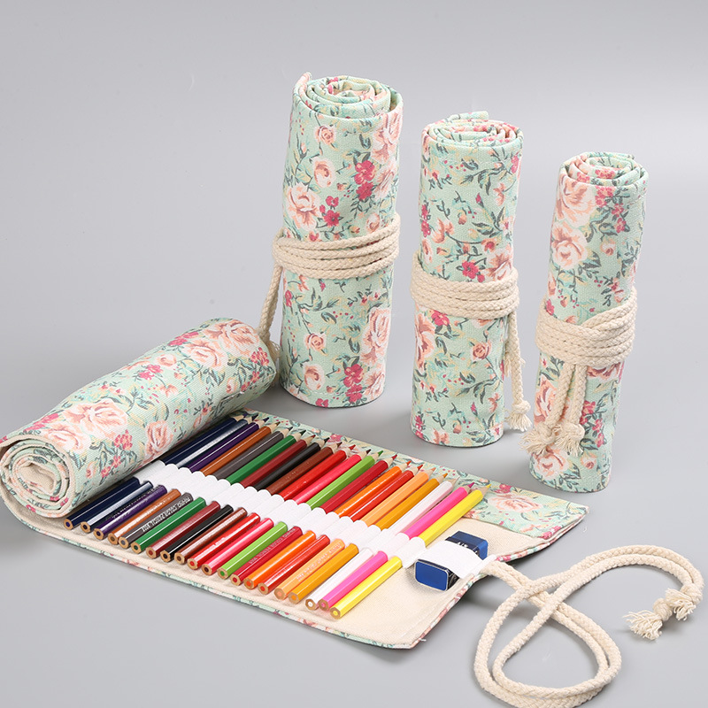 Stationery Supplier - 12/24/36/48/72 buracos floral lona roll up