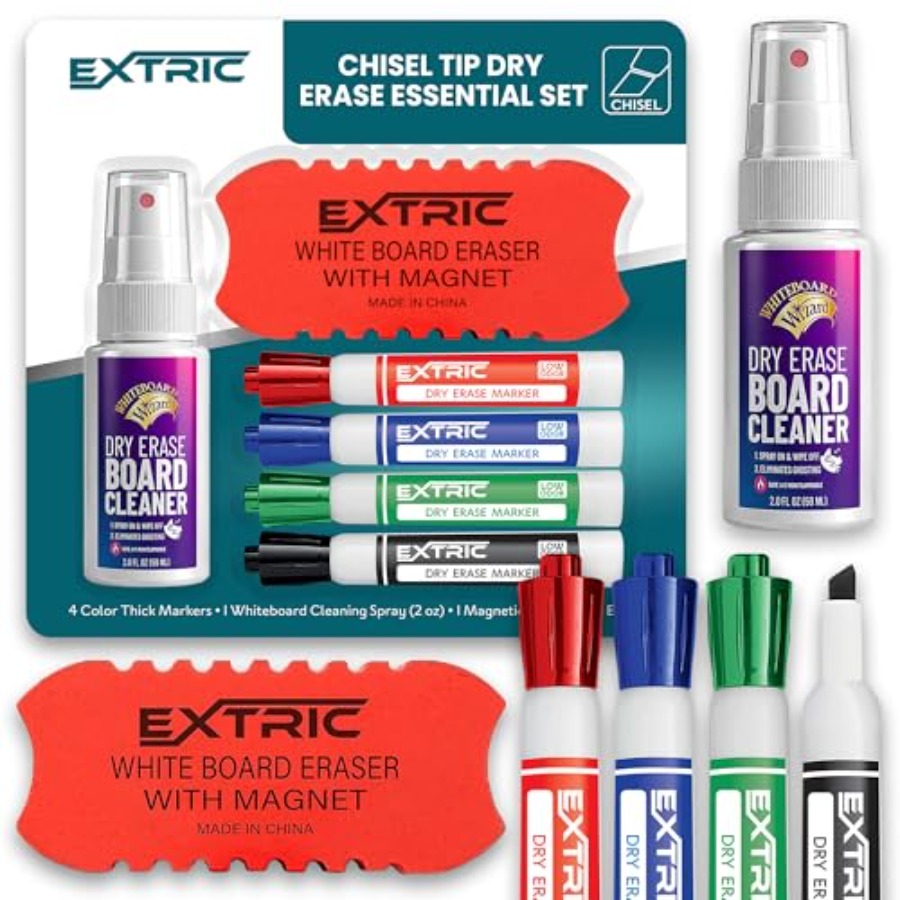 Whiteboard Marker Set - Conjunto de Marcadores para Quadro Branco,
