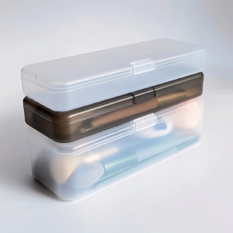 Stationery Supplier - 1PC Caixa Organizadora Transparente de Plástico