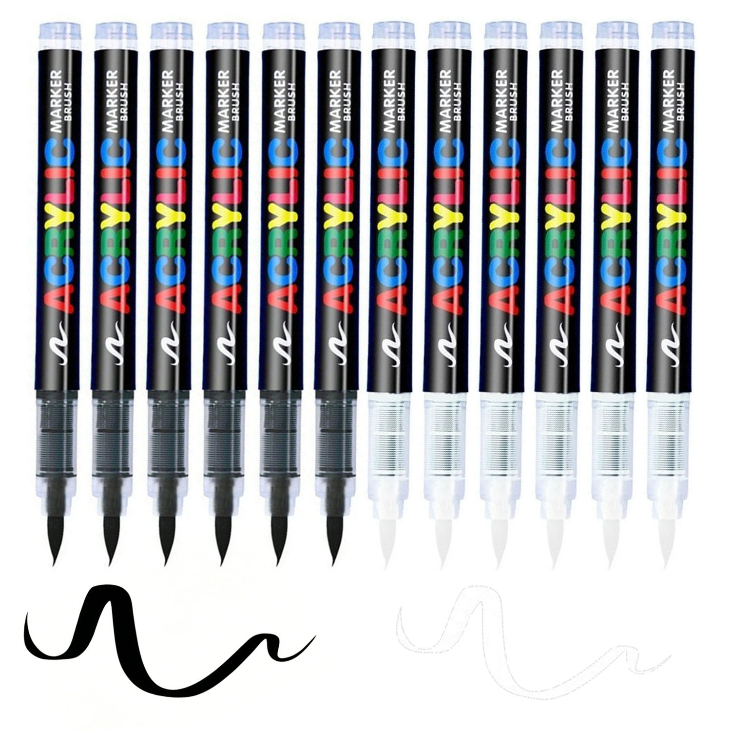 Whiteboard Marker Set - Conjunto de 12 Marcadores Acrílicos Premium