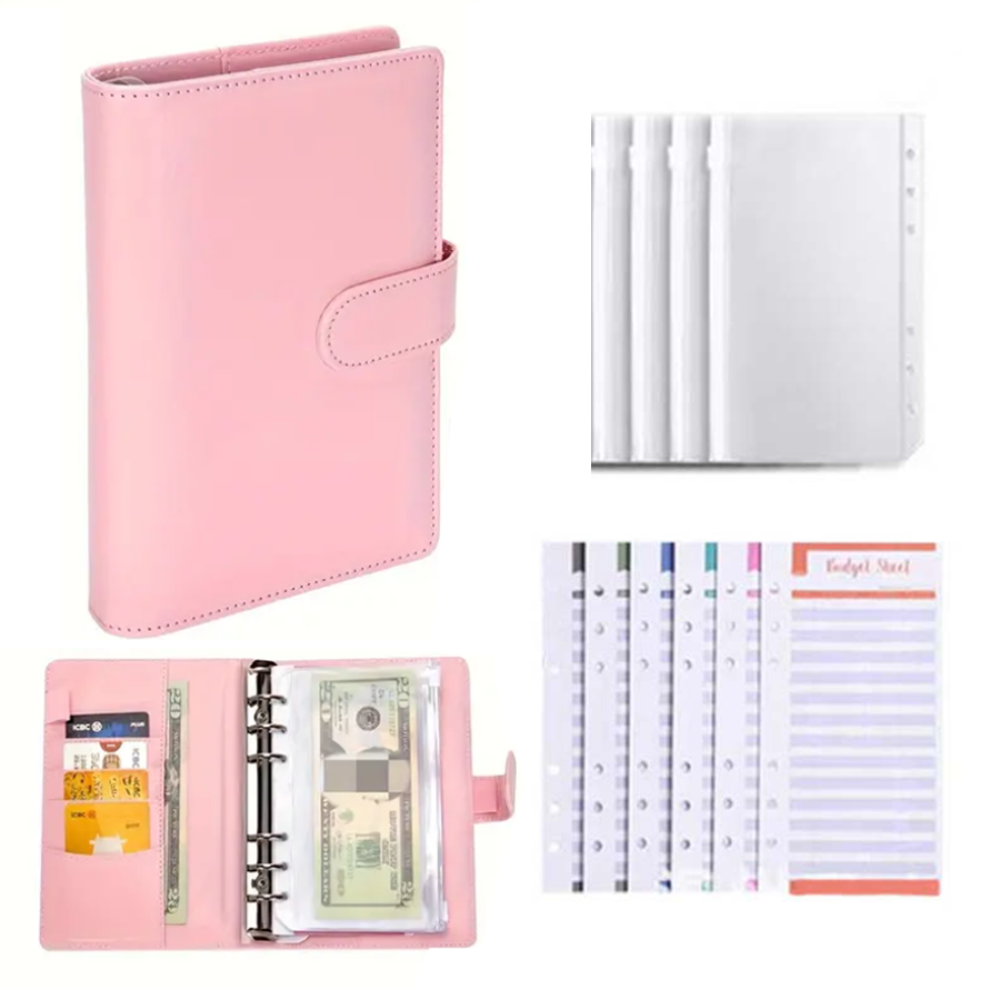 Planner Weekly Budget - Pasta de orçamento de couro pu