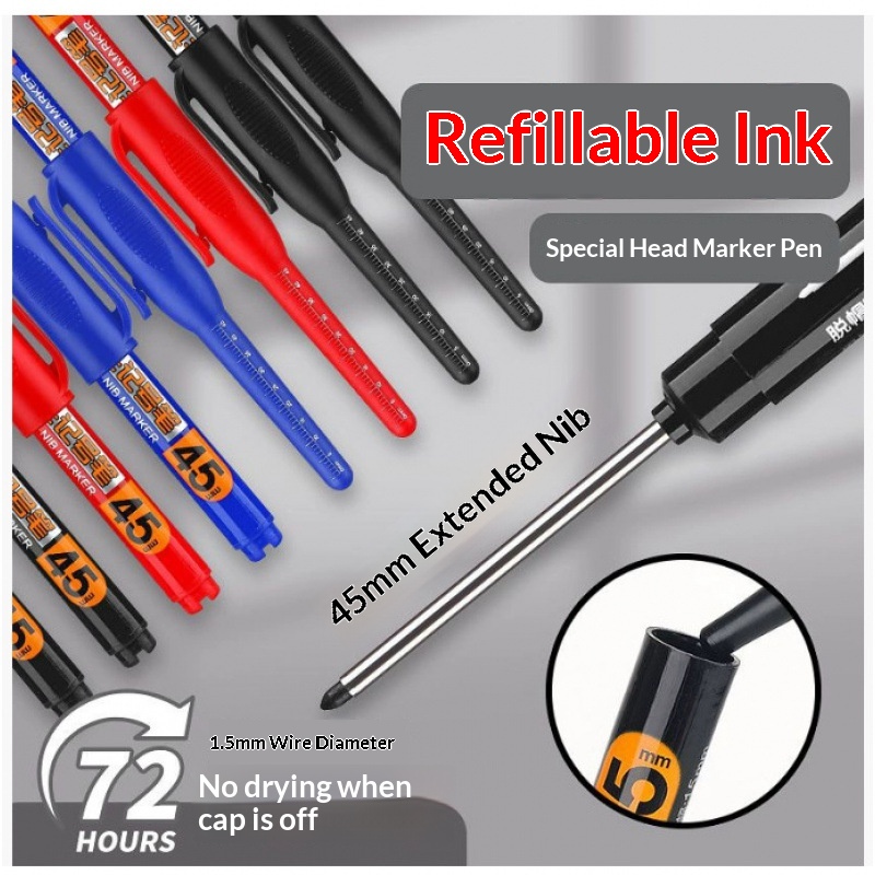 Whiteboard Marker Set - Canetas Marcadoras de Furo Profundo de