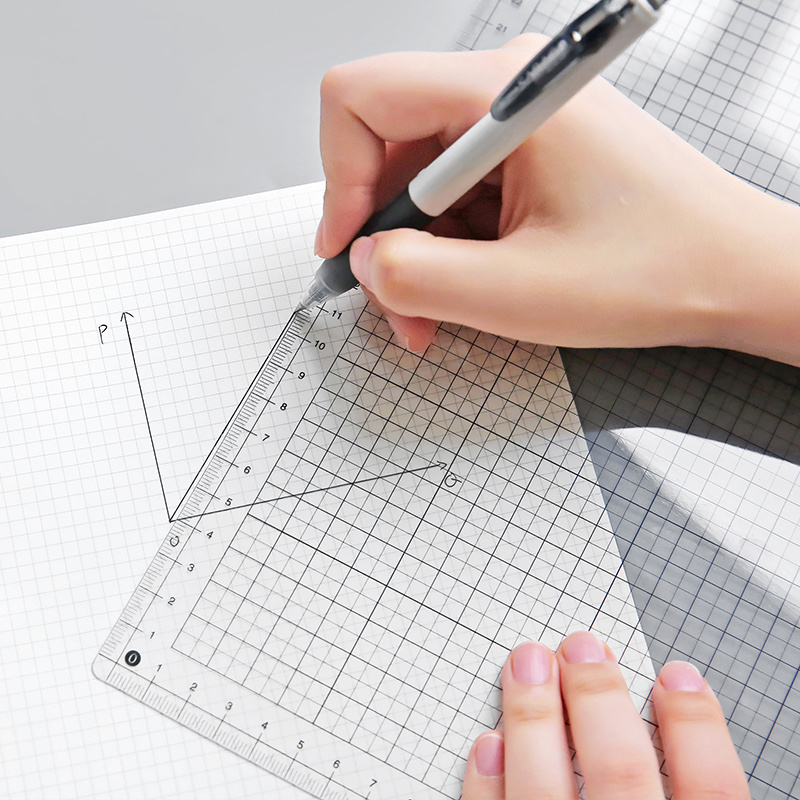 Placa de régua transparente a4 - Ruler Set Transparent avaliação e preço
