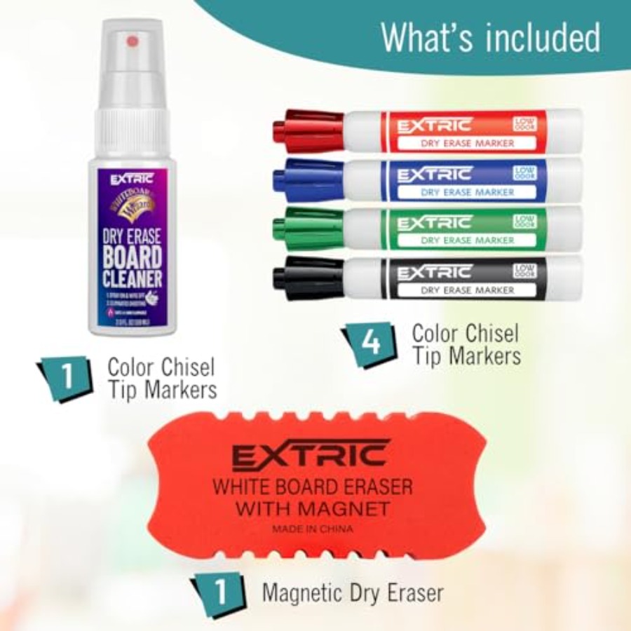 Conjunto de Marcadores para Qu - Whiteboard Marker Set avaliação e preço
