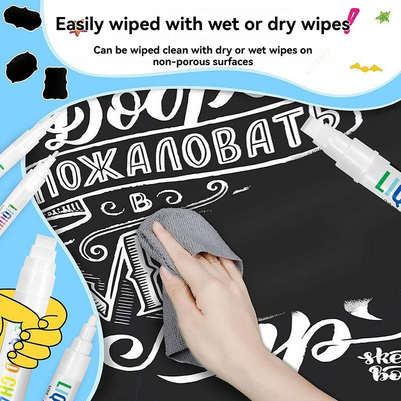 5 pçs/set Marcadores de Giz Br - Whiteboard Marker Set avaliação e preço
