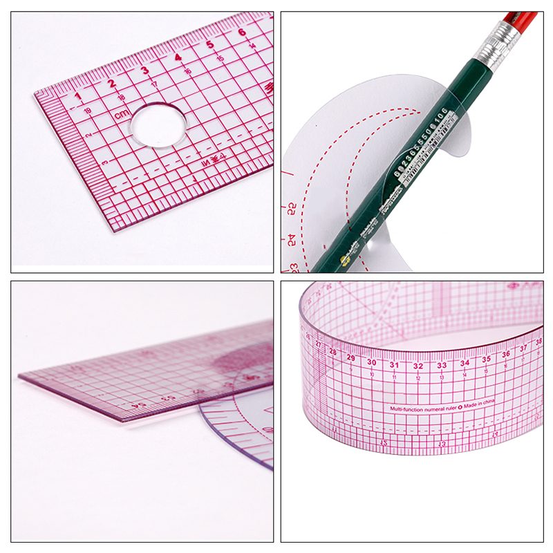 Francês curva de corte régua m - Ruler Set Transparent avaliação e preço