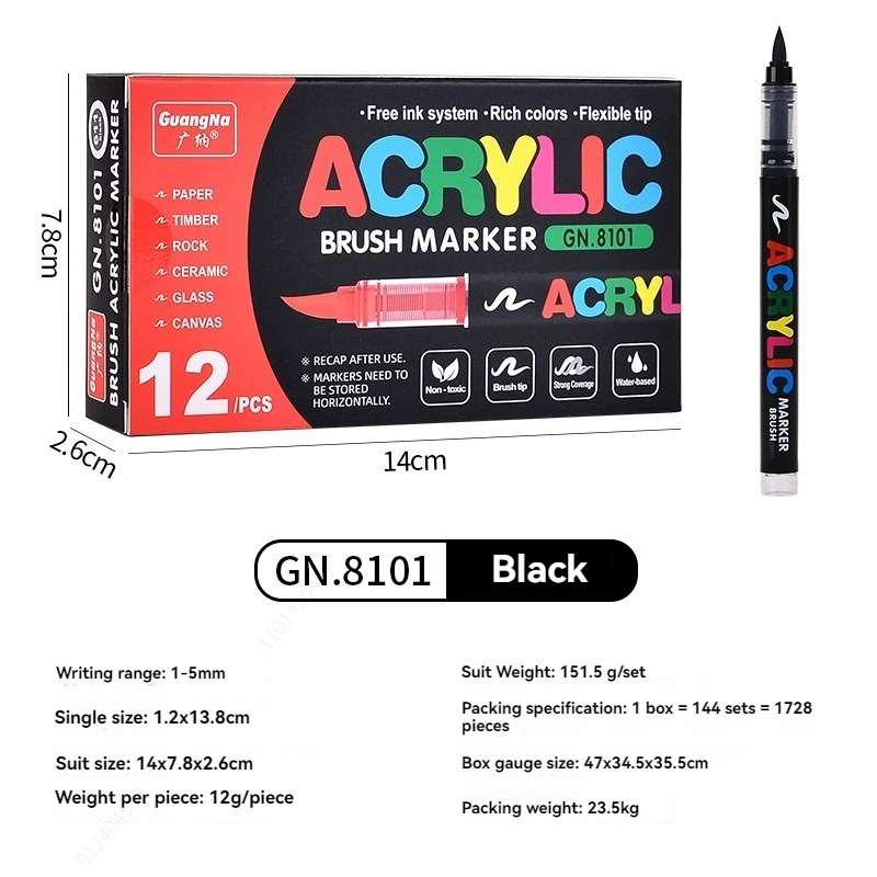 Conjunto de 12 Marcadores Acrí - Whiteboard Marker Set avaliação e preço