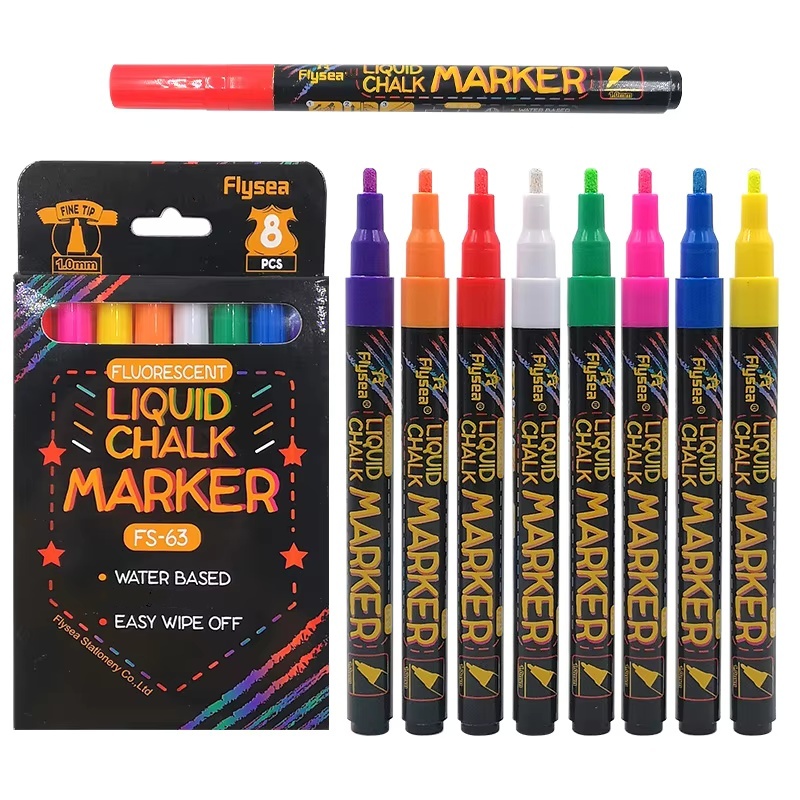 8 pçs marcadores de giz líquid - Whiteboard Marker Set avaliação e preço