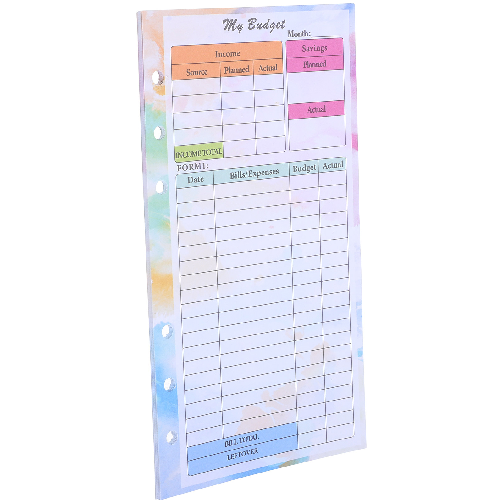 14 Folhas de Caderno de Orçame - Planner Weekly Budget avaliação e preço