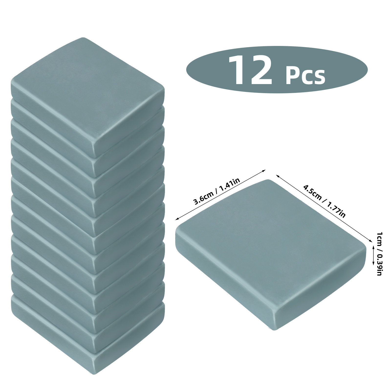 12 Peças de Borrachas Artístic - Rubber Eraser Kneaded avaliação e preço